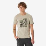 Quechua NH100 Bej Kısa Kollu Erkek Outdoor T-Shirt