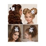 QUEEN AKSESUAR Çift tarafı sevimli Mickey peluş el eldiven 3 boyutlu masal toka 8cm büyük tek adet