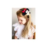QUEEN AKSESUAR Sevimli Peluş Oyuncaklı Minnie Mouse Taşlı Taç Çocuk Yetişkin Tacı