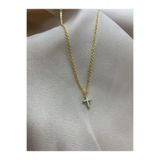 Queen B JewelryCo Altın Haç Kolye