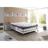 Queen Bee Napol Peluş Pedli Kahverengi Pocket Yaylı Ortopedik Rollpack Yatak - Gri - 80 x 180 cm