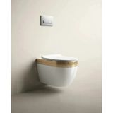 Queen Beyaz Altın Kanalsız Asma Klozet