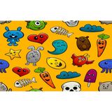 Queen Home Renkli Yıkana Bilir Ilkokul ve Okul Öncesi Beslenme Örtüsü Dikdörtgen 30 x 45 cm 1 Adet