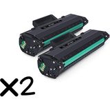Queen Hp 106A Muadil Toner W1106A Çipli 2'li Paket