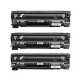 Queen Hp CE285A 85A Muadil Toner P1102-M1210 Muadil Toner 3'lü Paket