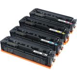 Queen Hp CF540A (203A) Muadil Toner Seti Tüm Renkler - Renkli
