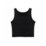 Queen Kids Kız Çocuk Likralı Taşlı Body Siyah - 12 - 13 Yaş