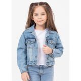 Queen Kids Queenkids Kız Çocuk M0053 Ceket Indigo - 5 - 6 Yaş - Mavi