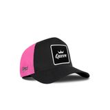Queen Logolu Cordura Siyah-Pembe Trucker Şapka