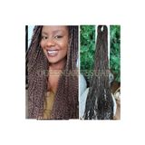 Queen Nelly Afrika Brezilya rasta afro uzun örgü ipi postiş takma saç çikolata kahverengi karnaval 06