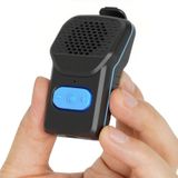 QUEENLINK Giyilebilir Bluetooth Hoparlör, Kablosuz Hoparlör Klipsi, IPX7 Su Geçirmez, BT 5.3, Eller Serbest Müzik için Dahili Mikrofonlu Taşınabilir Hoparlörler, Aramalar, İş Sitesi için Toz Geçirmez