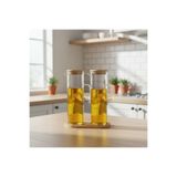 Queen’s Kitchen 2Li Bambu Kapaklı Standlı Yağdanlık