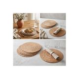 Queen's Kitchen 6 Adet Bambu Rattan El Yapımı Amerikan Servis