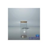 Queen’s Kitchen Bambu Kapaklı Cam Kavanoz 10x15 cm