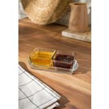 Queen’s Kitchen Baroque Tepsili 2'li Cam Sosluk