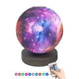 Quenlite QC-426 Led AY Gece Lambası Işık 3D Galaksi Dolunay Görünüm 15 cm Çap