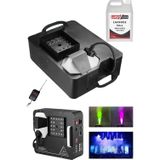 Quenlite Volcano-2500LK DMX Sis Makinesı 2500 Watt LED Işıklı Uzaktan Kumandalı (5 Litre Likitli)