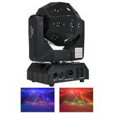 Quenlite WASH-400 Hareketli Lazer Strobe Disko Robot Işık 16X3W Sahne Disko Topu DMX512