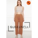 querancia Kadın Camel Rahat Fitilli Pantolon
