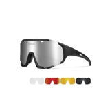 QUESHARK Polarize Anti-uv Outdoor 5 Lens Ultra Hafif Spor Motorsiklet Bisiklet Kayak Güneş Gözlüğü