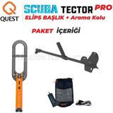 Quest Dedektör Scuba Tector PRO Su Altı Dedektörü&Sahil Arama Dedektörü - Arama