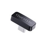 Questyle QCC Dongle Pro Bluetooth 5.4 USB-C Ses Vericisi, LDAC, aptX Lossless/Adaptive/HD, Snapdragon Sound, iPhone, Android, PC, Mac, PS5 ve Switch Uyumlu