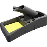 Quick 236 Uyumlu Lehim Kolu Standı Süngerli Havya Tutucu Yedek Stand - Mat Gri