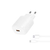 Quick Charge 3.0 Micro Usb Hızlı Şarj Seti 18W Adaptör + Micro Usb Kablo
