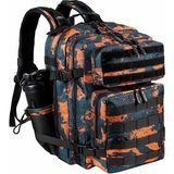 Quickprep 35L Taktik Askeri Sırt Çantası - 900D Oxford Su Geçirmez Kumaş - Turuncu