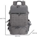 Quickprep 45L Taktik & Spor Sırt Çantası | Su Geçirmez Premium Seri - Gri