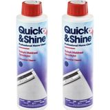 Quick&shine Bulaşık Makinesi Temizleyici 200 ml x 2 Güçlü Yağ ve Kireç Temizleme Özelliği - 1