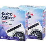 Quick&Shine Çamaşır Makinesi Kazan Temizleme Kireç Sökücü Tozu 2'li 250 gr Derinlemesine Temizlik