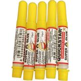 Quickstar Cyanoacrylate Süper Hızlı Yapıştırıcı Japon Balığı Super Glue 5'li Set