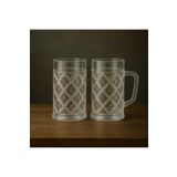 QuickStoq 2 Adet Polikarbon Kırılmaz Bardak 500 ml, Ayran Bardağı, Bira Bardağı, Su Bardağı (Cam Değildir)