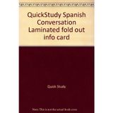 QuickStudy İspanyolca Konuşma Lamine katlanır bilgi kartı