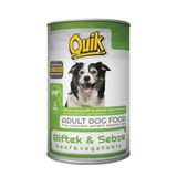 Quik Biftek ve Sebzeli 415 gr Köpek Maması Konservesi