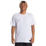 Quiksilver Alex Kopps Erkek Beyaz Yuvarlak Yaka Tişört, M, AQYZT09596-10