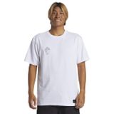 Quiksilver Alex Kopps Erkek Beyaz Yuvarlak Yaka Tişört, XS