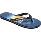 Quiksilver AQYL100792 Baskılı Kauçuk Taban Lacivert Erkek Terlik - Renkli