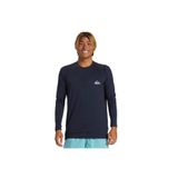 Quiksilver AQYWR03136-NA0 Everyday Surf Mavi Güneş Korumalı Erkek T-shirt