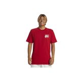 Quiksilver AQYZT09540-30051 Hurricane Or Hippie Moe Günlük Stil Kırmızı Erkek T-Shirt