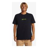 Quiksilver AQYZT09543-10010 Island Sunrise Moe Siyah Erkek T-shirt
