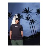 Quiksilver AQYZT09545-10010 Chrome Logo SS STN Siyah Erkek T-shirt