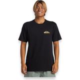 Quiksilver AQYZT09563-10010 Step Up Mor Siyah Günlük Stil Erkek T-Shirt