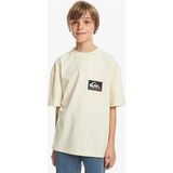 Quiksilver Back Flash Youth Erkek Çocuk Tişört - Krem - 16 Yaş