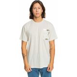 Quiksilver Behind Wave Erkek Bej Tişört - Krem