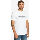 Quiksilver Betweenthelines Erkek Tişört - Beyaz - XS