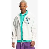 Quiksilver Beyaz Erkek Zip Ceket EQYJK03946 Thebajajacket Jckt - M