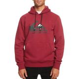 Quiksilver Big Logo Hood Erkek Kırmızı Sweatshirt