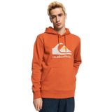 QUIKSILVER BIG LOGO HOOD ERKEK SWEATSHIRT, CINNAMON, S